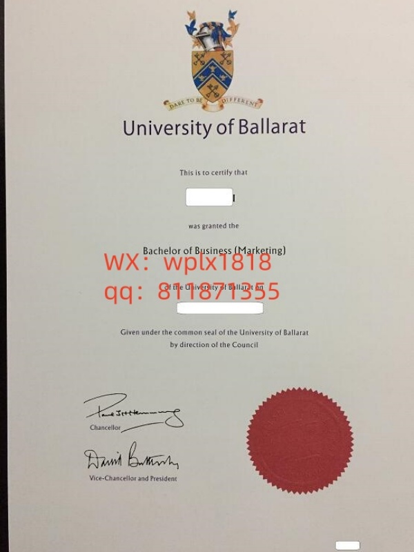 巴拉瑞特大学毕业证成绩单及认证
