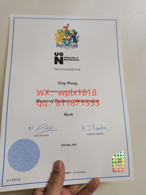 北安普顿大学毕业证成绩单及认证
