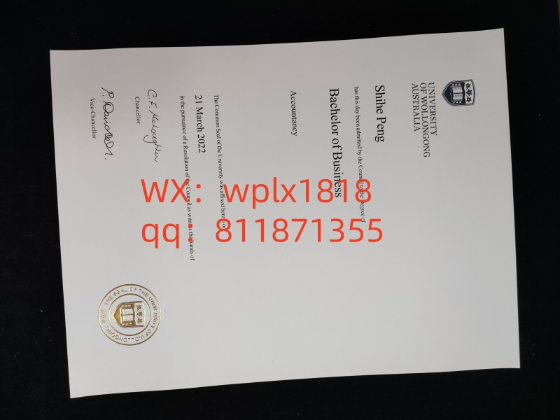澳大利亚伍伦贡大学毕业证成绩单及认证
